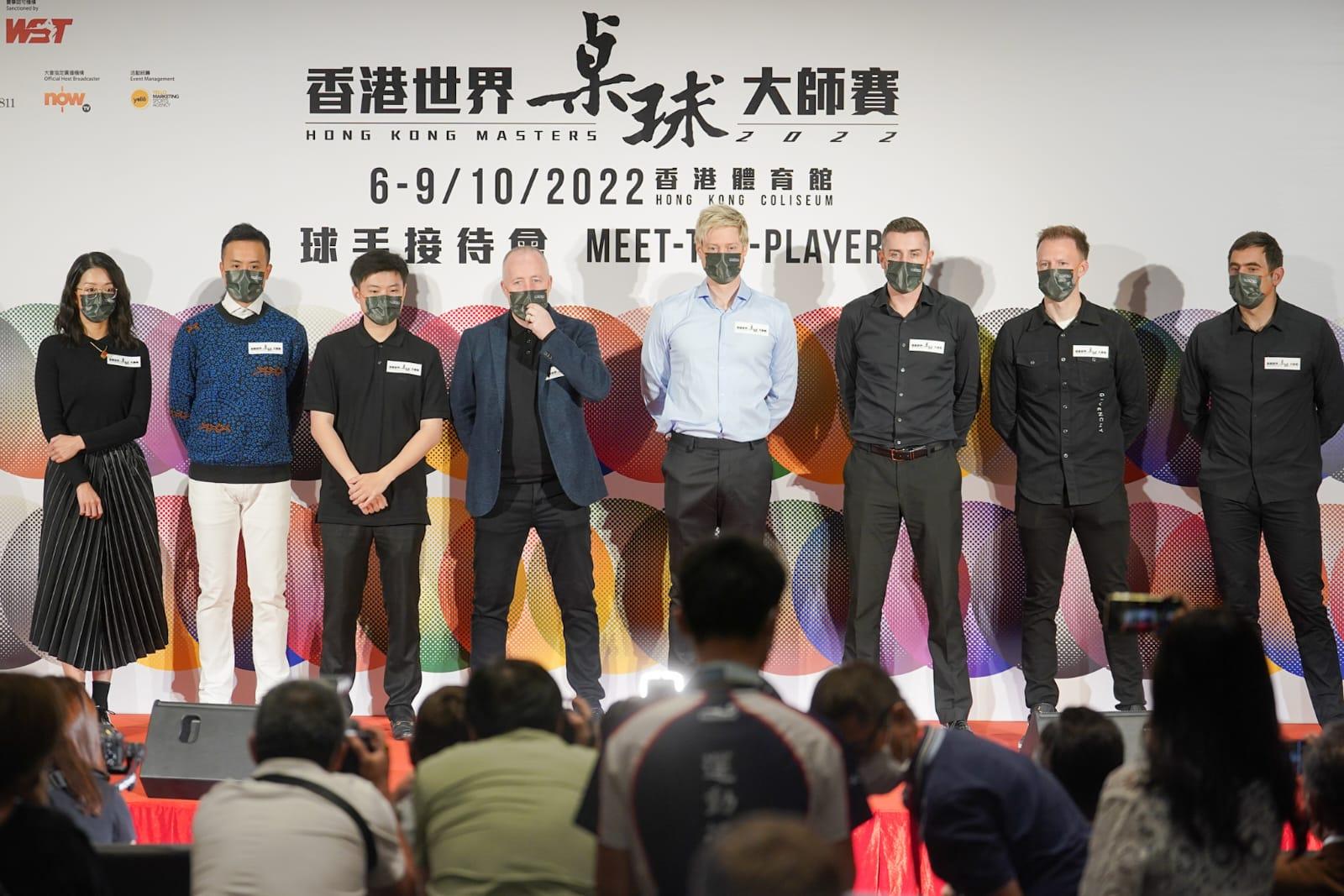 世界桌球大師賽10月6日正式開打。(李睿哲攝)