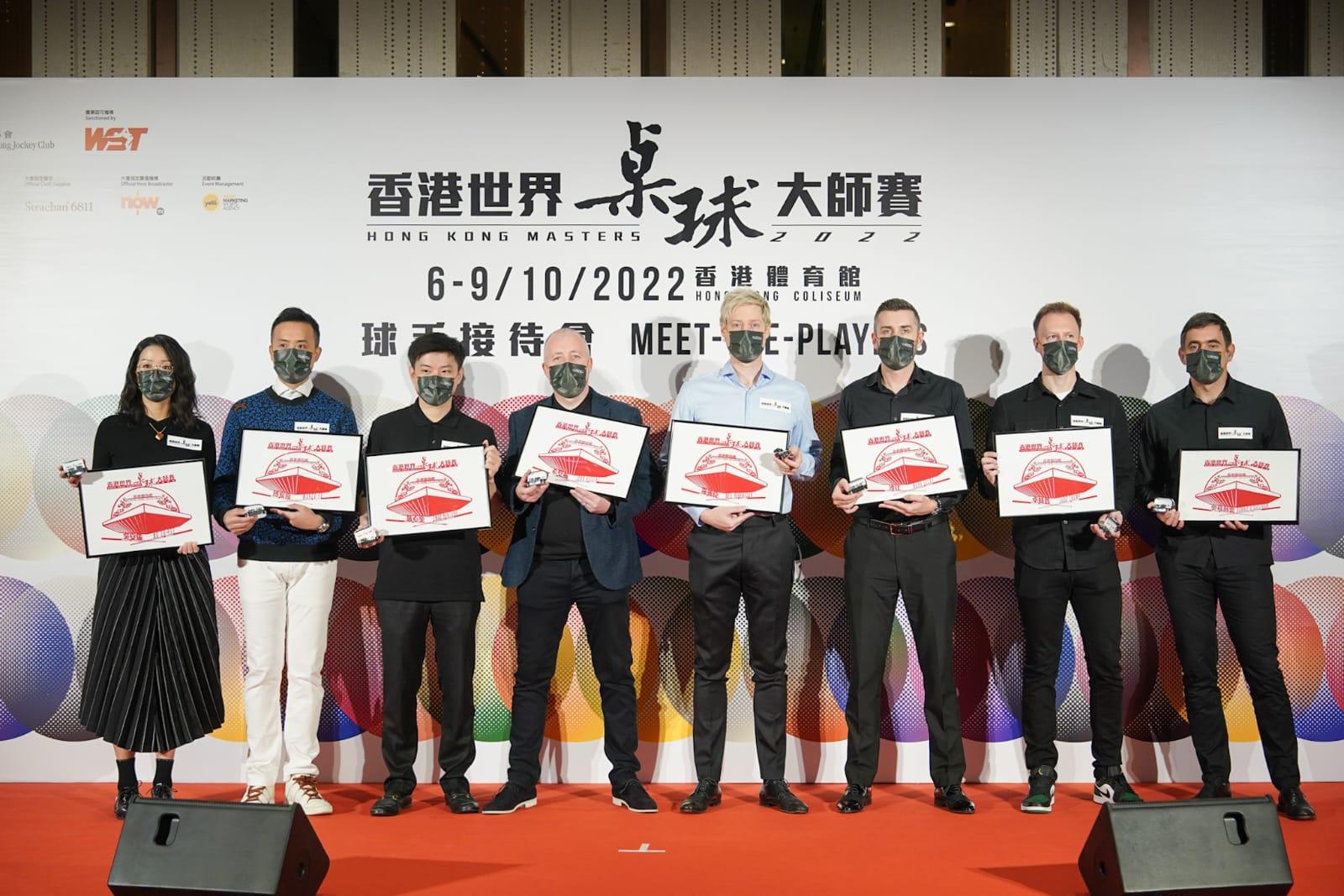 世界桌球大師賽10月6日正式開打。(李睿哲攝)