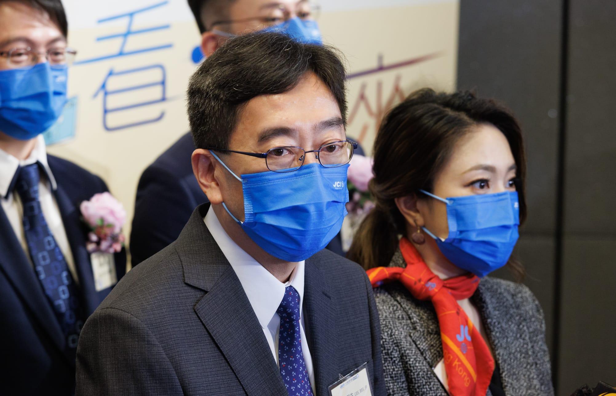 十大傑青|香港運動員佔半數 張家朗勉勵港人勿忘初心 (蘇文傑攝)