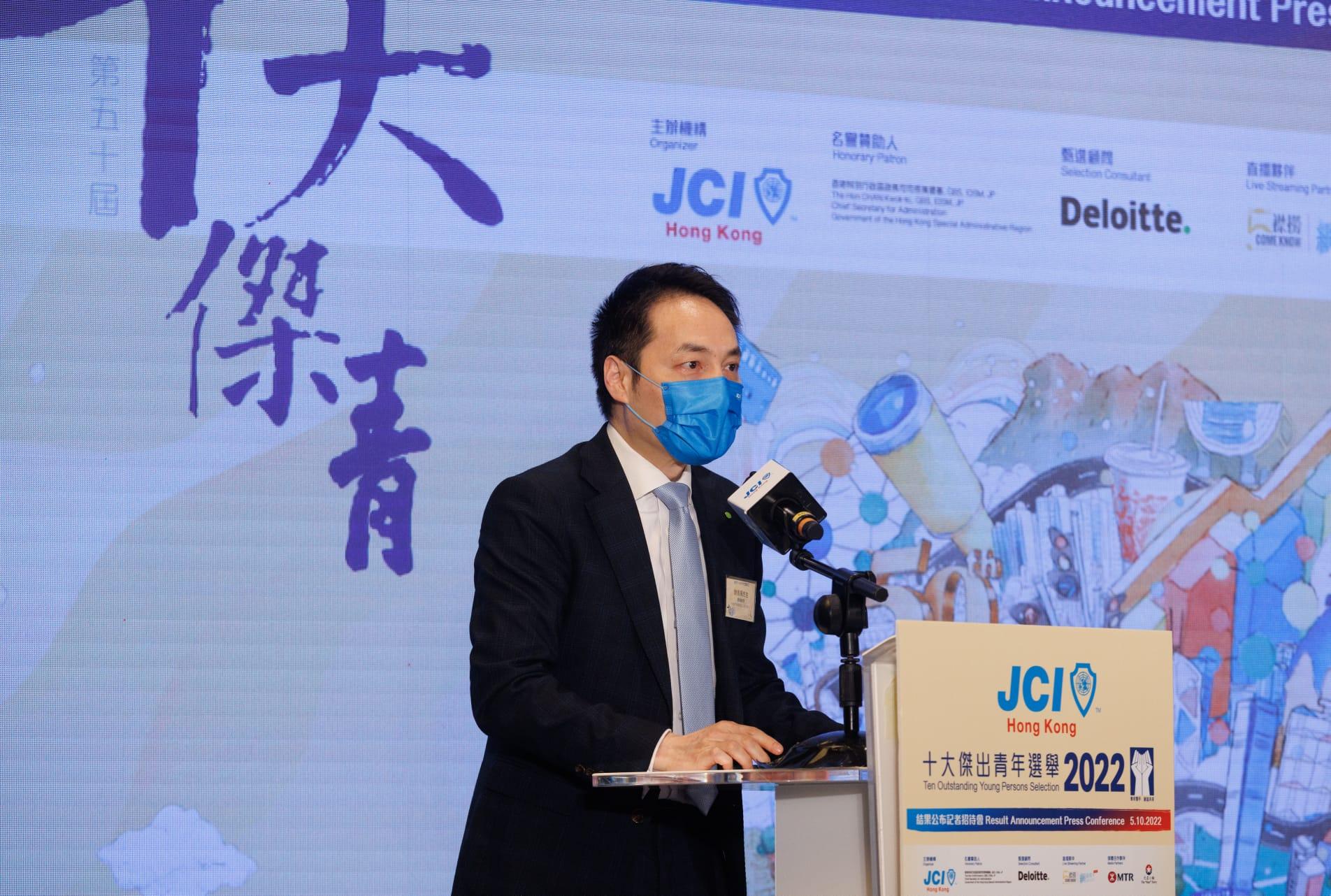 十大傑青|香港運動員佔半數 張家朗勉勵港人勿忘初心 (蘇文傑攝)