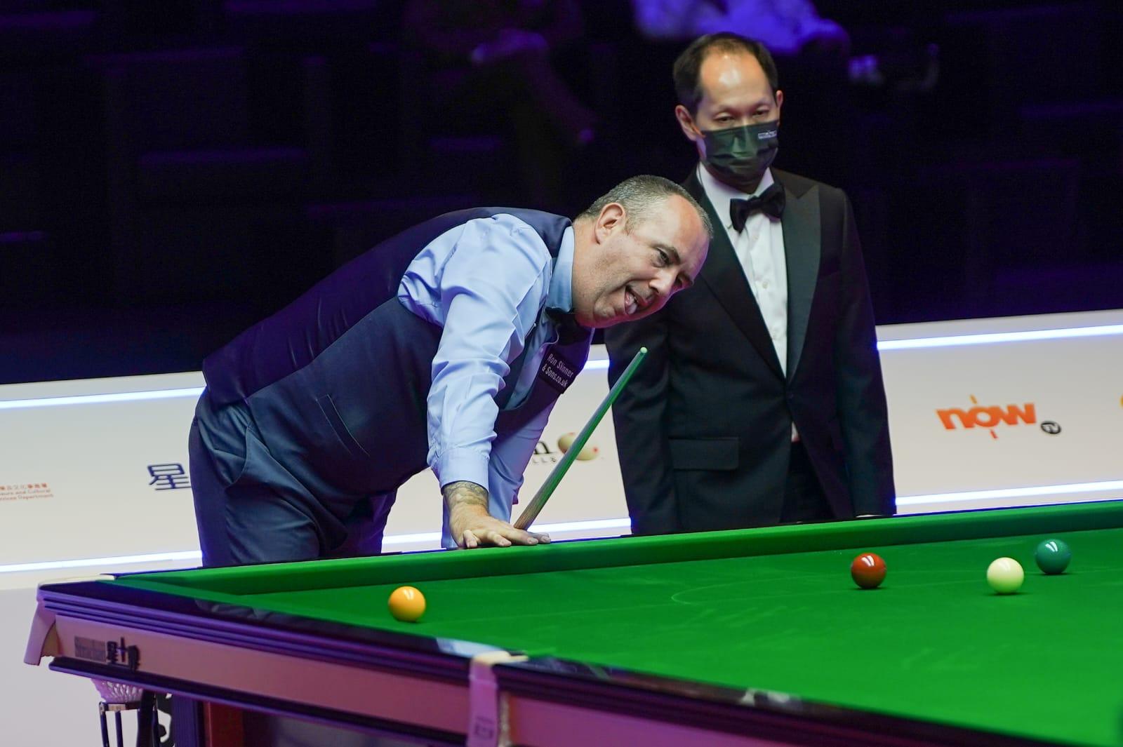 威廉斯今早才抵達香港。(李睿哲攝)