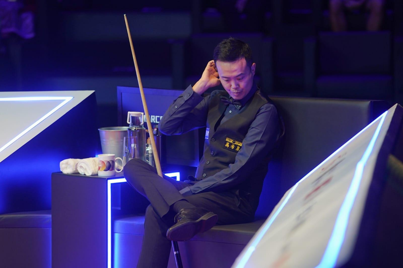 傅家俊四強面對希堅斯。(李睿哲攝)