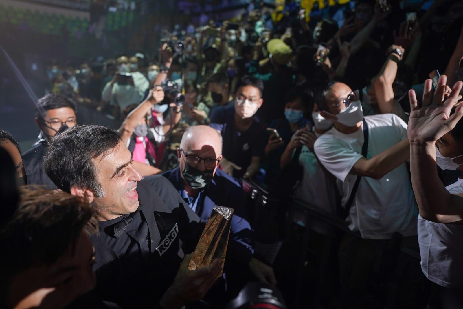 奧蘇利雲於香港世界桌球大師賽奪冠