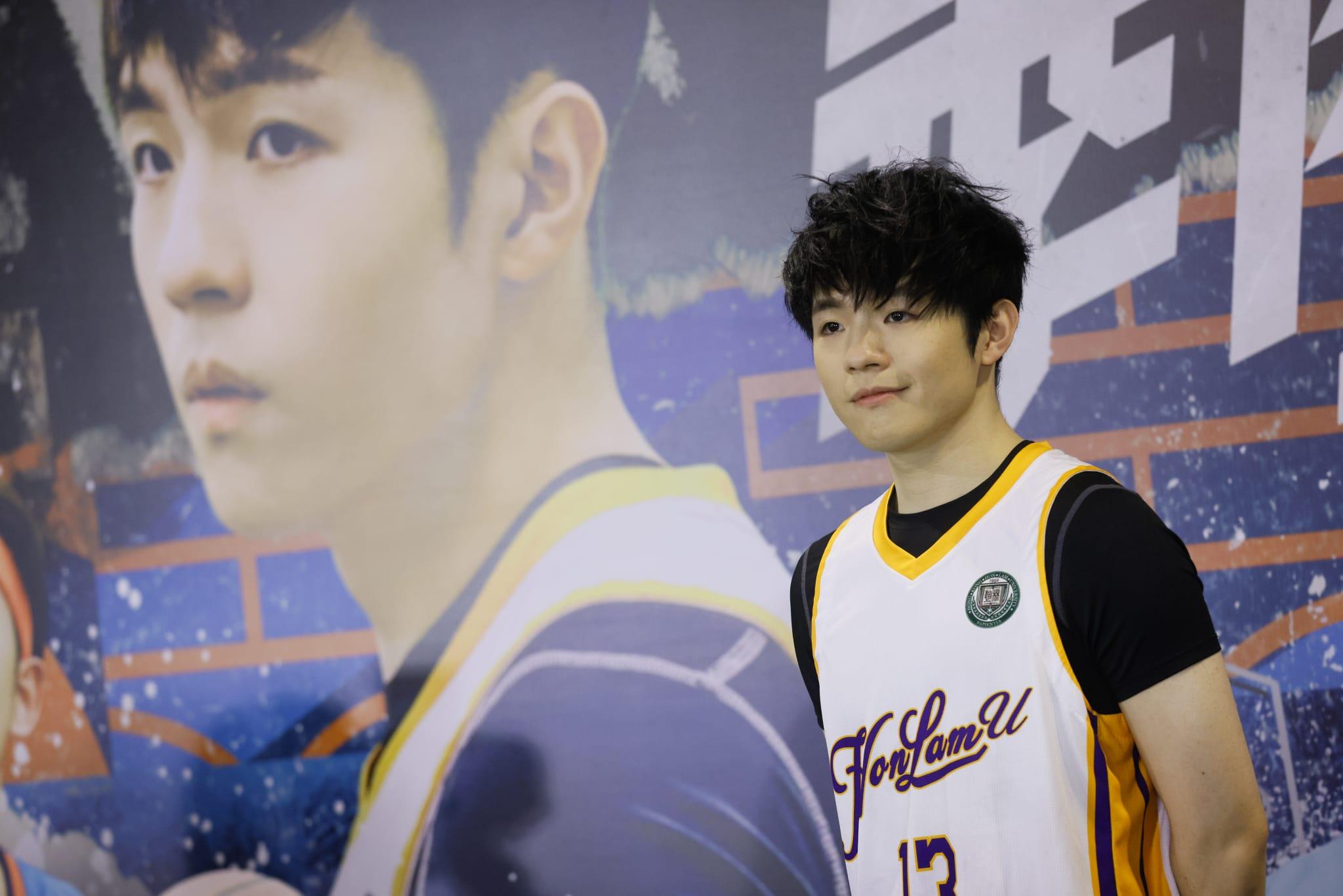 Ian曾接受港隊排球訓練,袁劍偉導演睇中他的運動員自尊與氣焰。(蘇文傑攝)