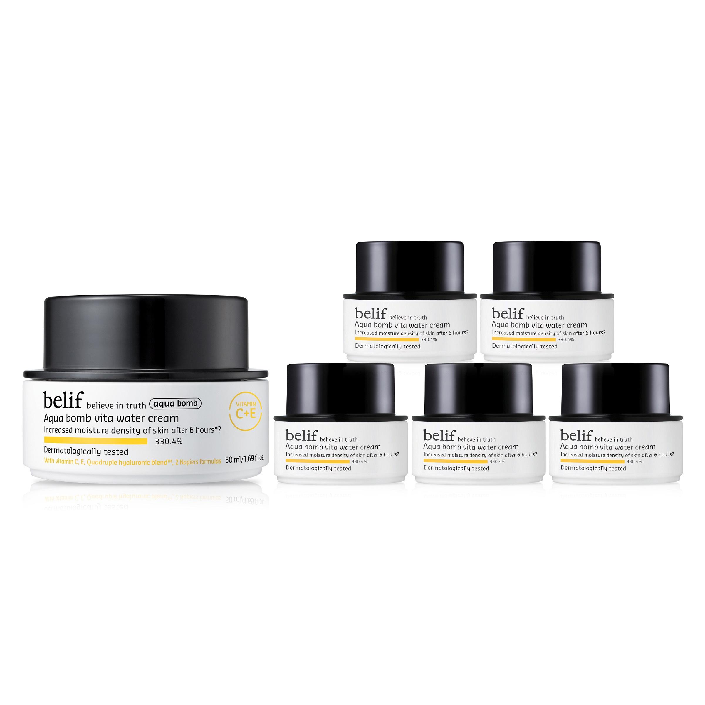 BELIF 買:維他命水分炸彈霜 50ml($365) 送:維他命水分炸彈霜 10ml x 5($365) (優惠期:11月5日至6日)