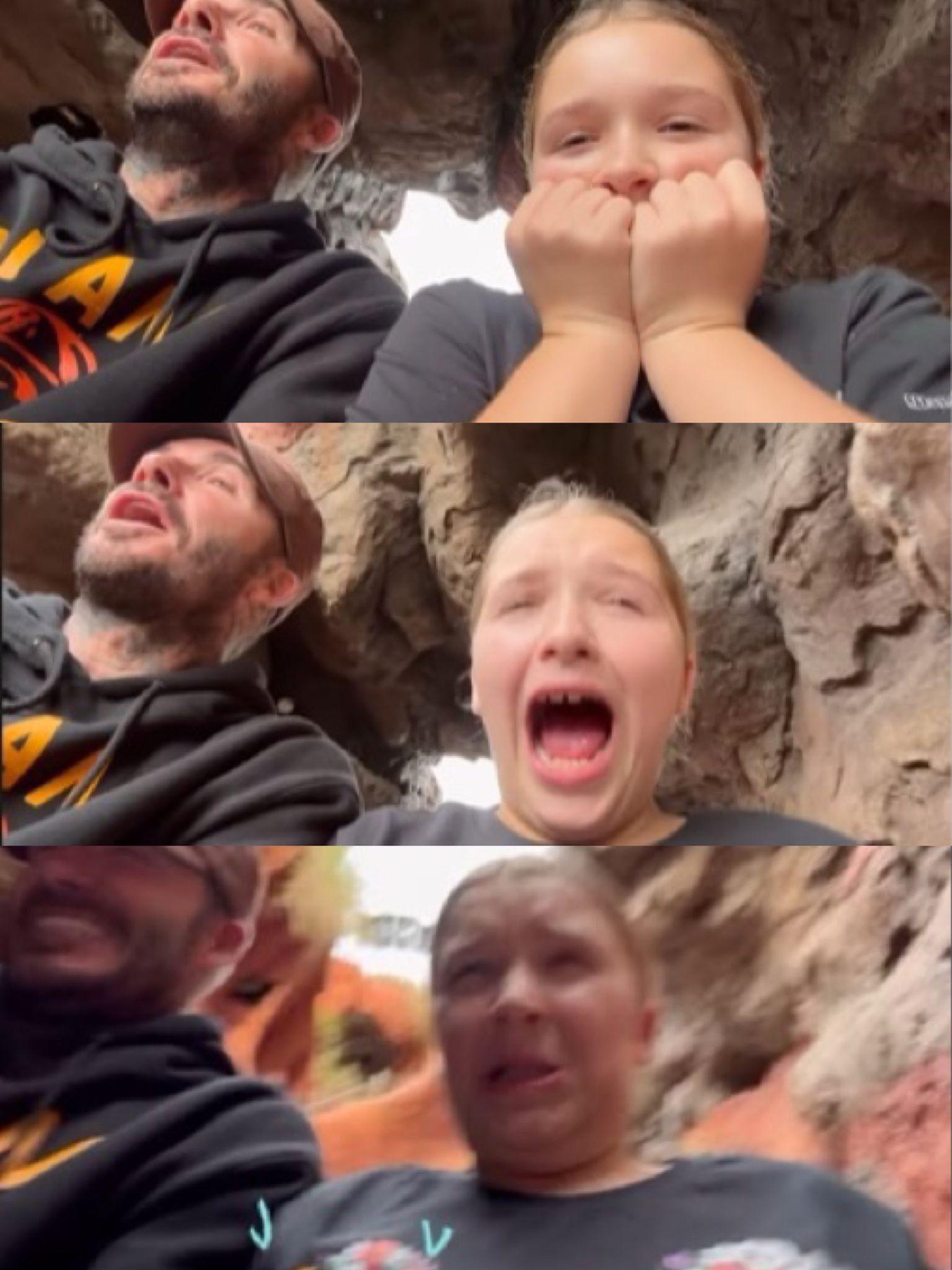 哈七玩機動遊戲時十分肉緊,七情上面。