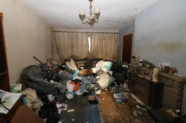 客廳(裝修前)。(互聯網)