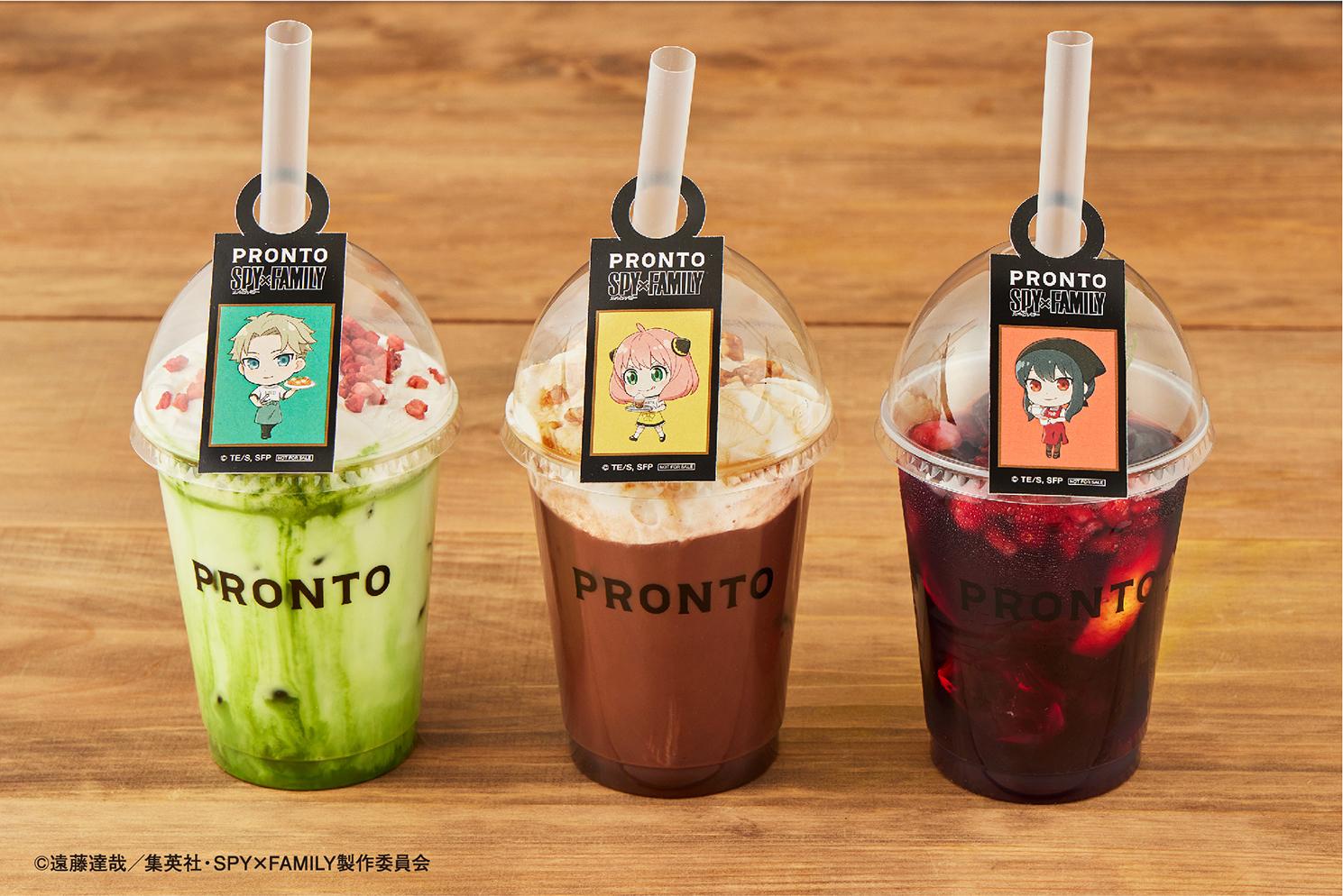 一共有3款不同口味的特飲,均以3位主角為主題。