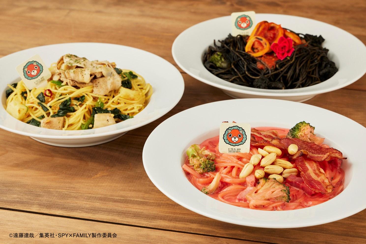 一共有3款不同口味的意粉,均以3位主角為主題。