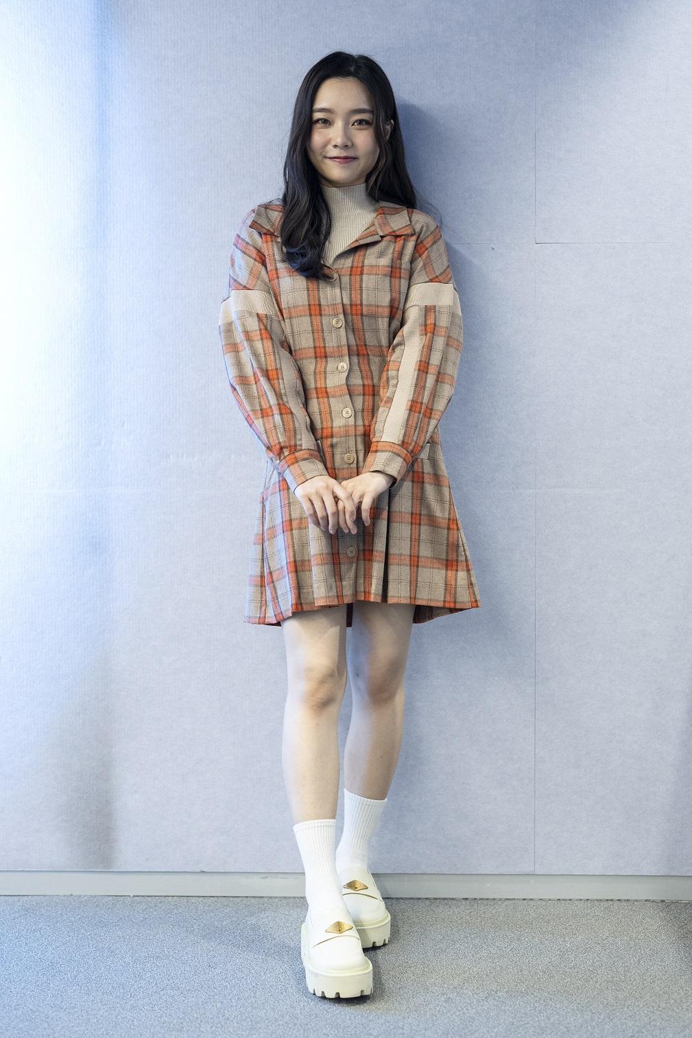 葛綽瑤是首位拍劇的《造星IV》參賽者。(陳奕釗攝)