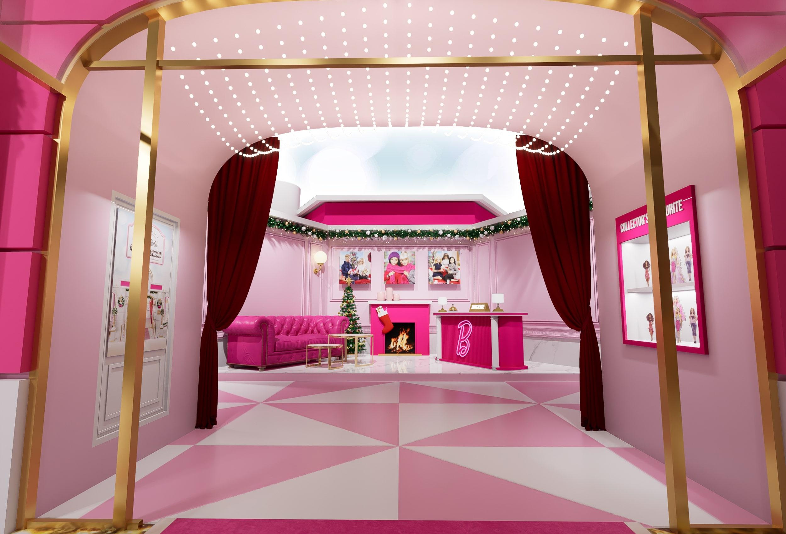 「時尚粉紅大堂」置身夢幻世界