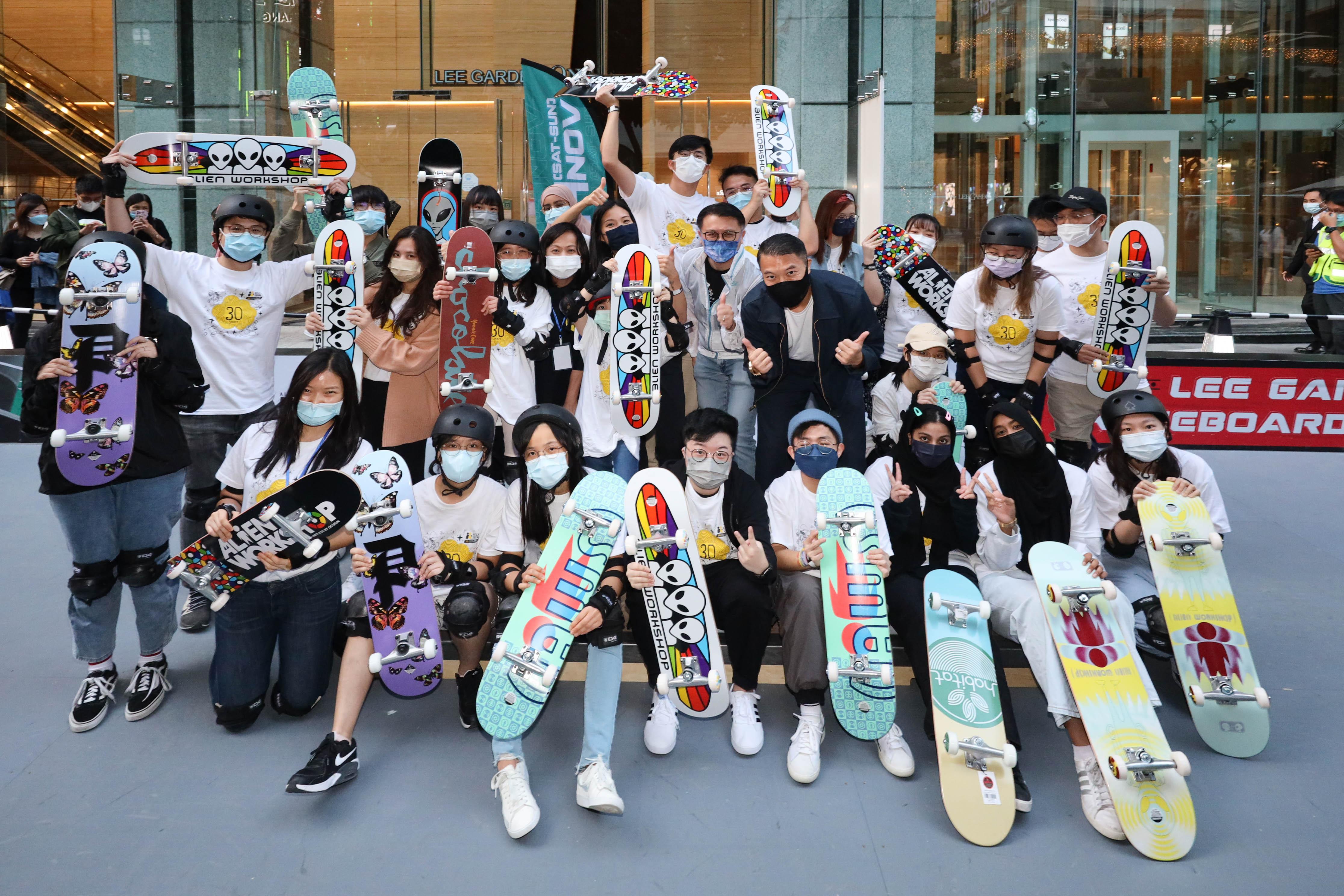 全香港滑板協會主理「慈善滑板體驗班」