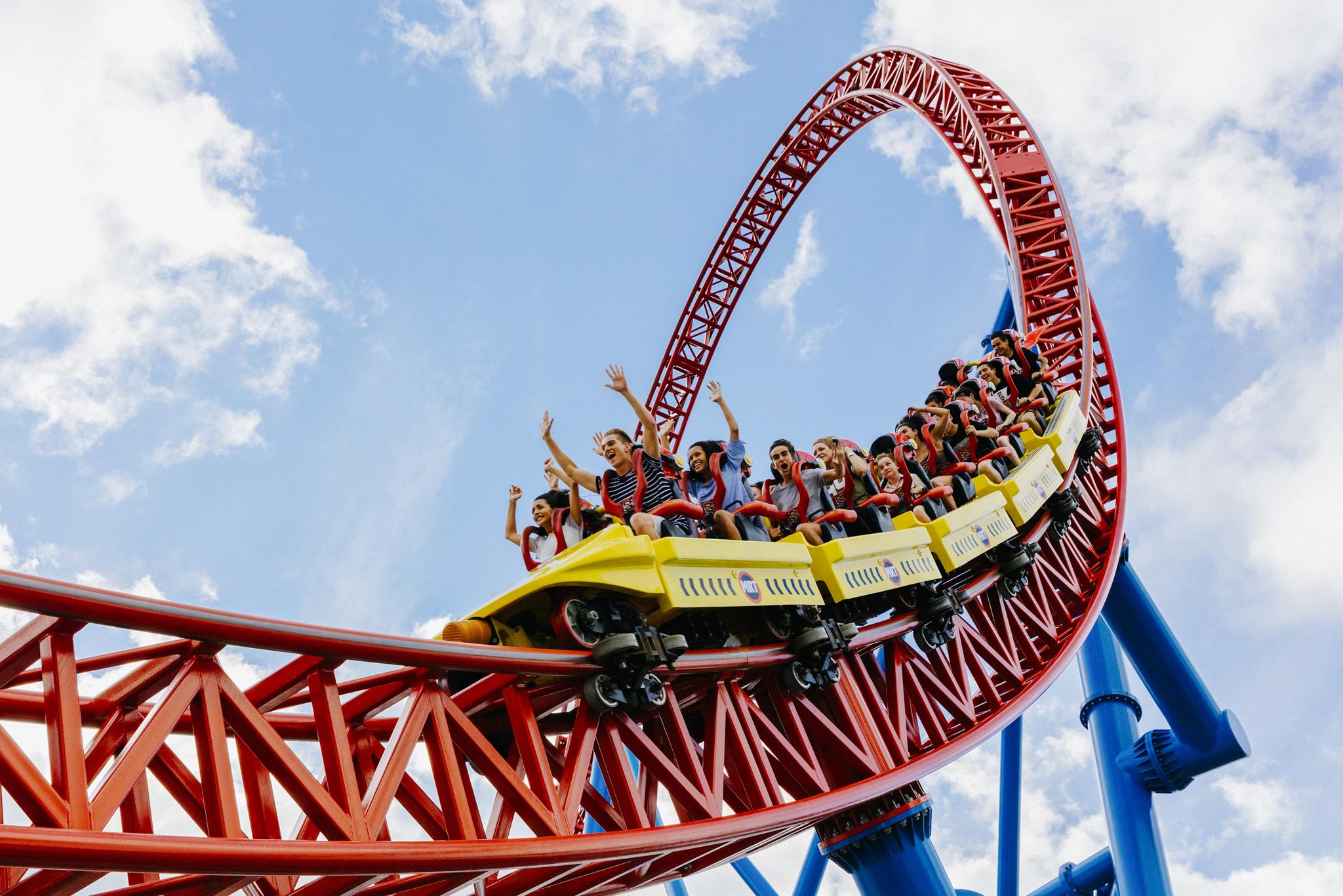 各式各樣驚險刺激的遊樂設施