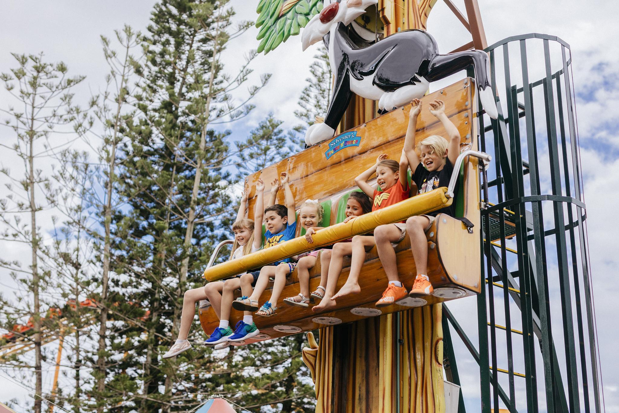 園區中特別規劃適合兒童的遊樂設施