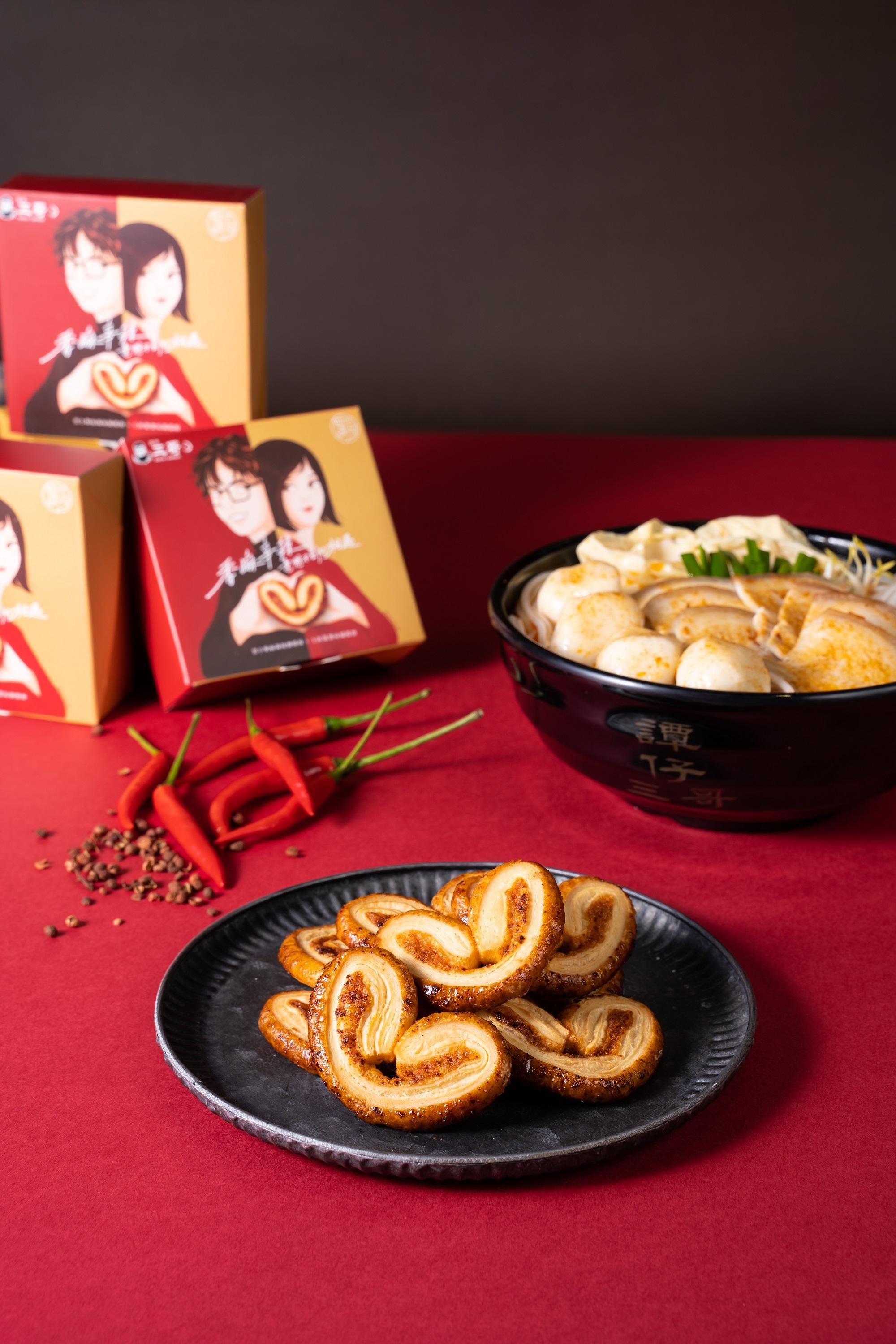 實小勒麻辣味蝴蝶酥