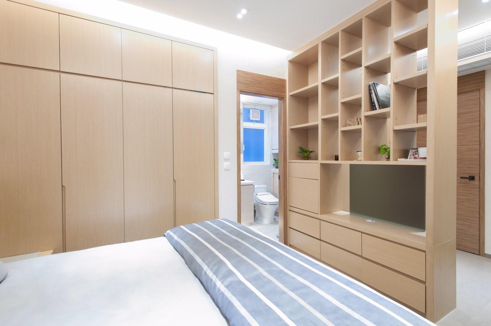 主人套房設有大型衣櫃和儲物櫃,實用兼用料不俗。