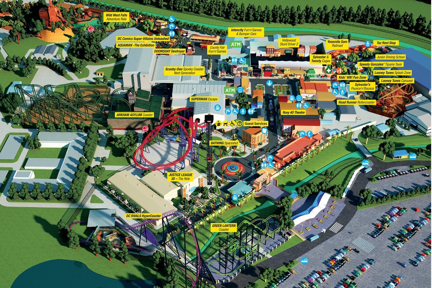 暢遊於電影世界樂園