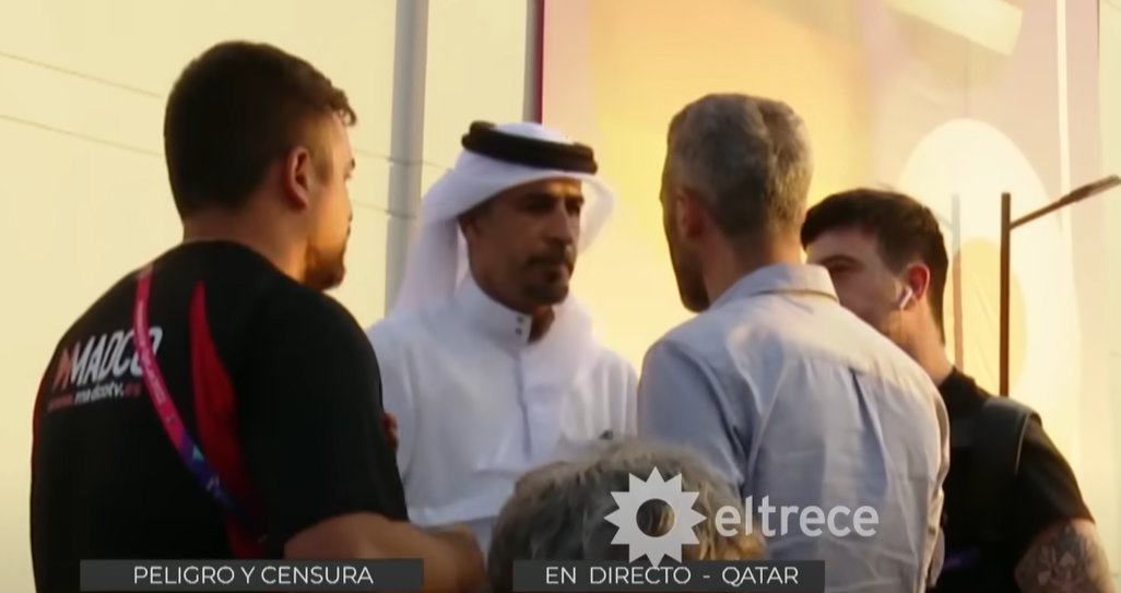 該男子被指態度強硬。(影片截圖)