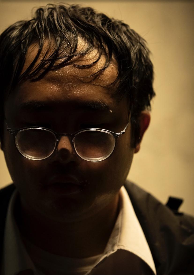 麥沛東在《正義迴廊》演低智商的唐文奇,特地為角色增肥至200磅。(劇照)