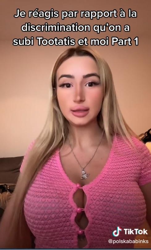 波爾斯卡拍片稱遭到餐廳歧視。(互聯網)