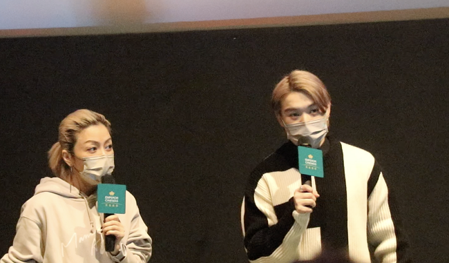 Jer與彭秀慧導演謝票,與fans分享拍攝的難忘事。