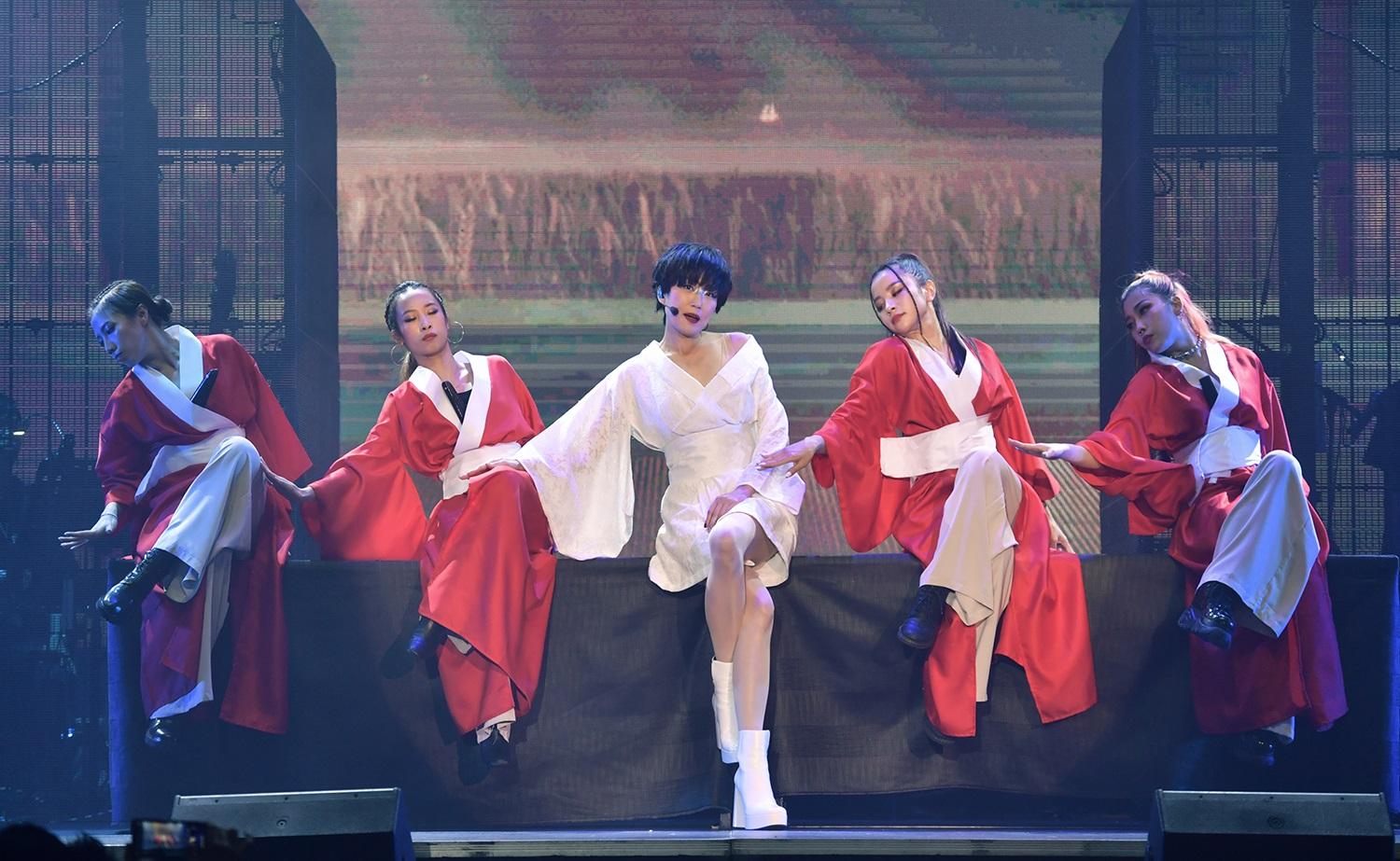 谷祖琳在去年馬天佑的《Reinvention 衫.重奏》演唱會表演。