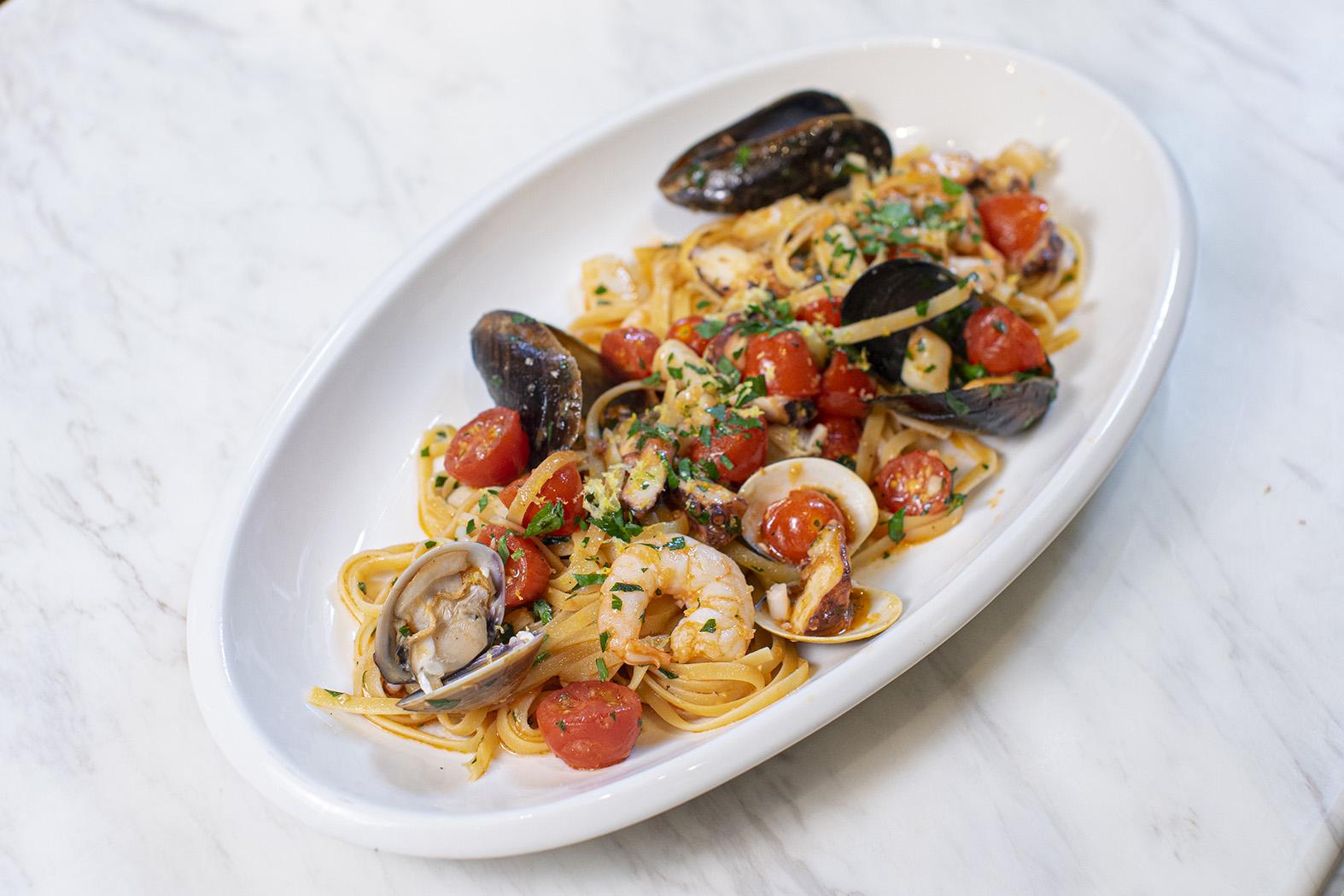 雜錦海鮮扁意粉