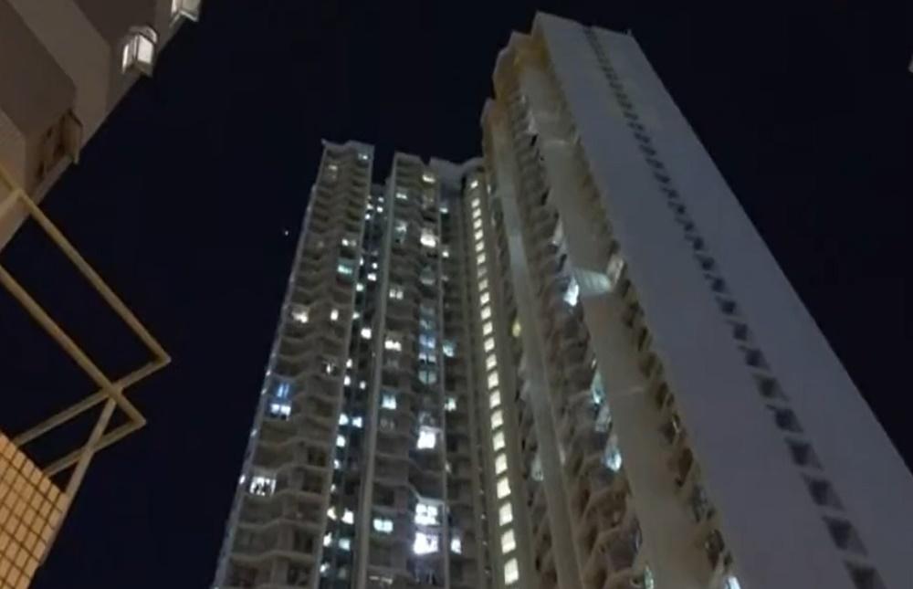 51歲男疑犯身體被腐蝕性液體燒傷,情況危殆,案件列謀殺及企圖自殺處理。(電視截圖)