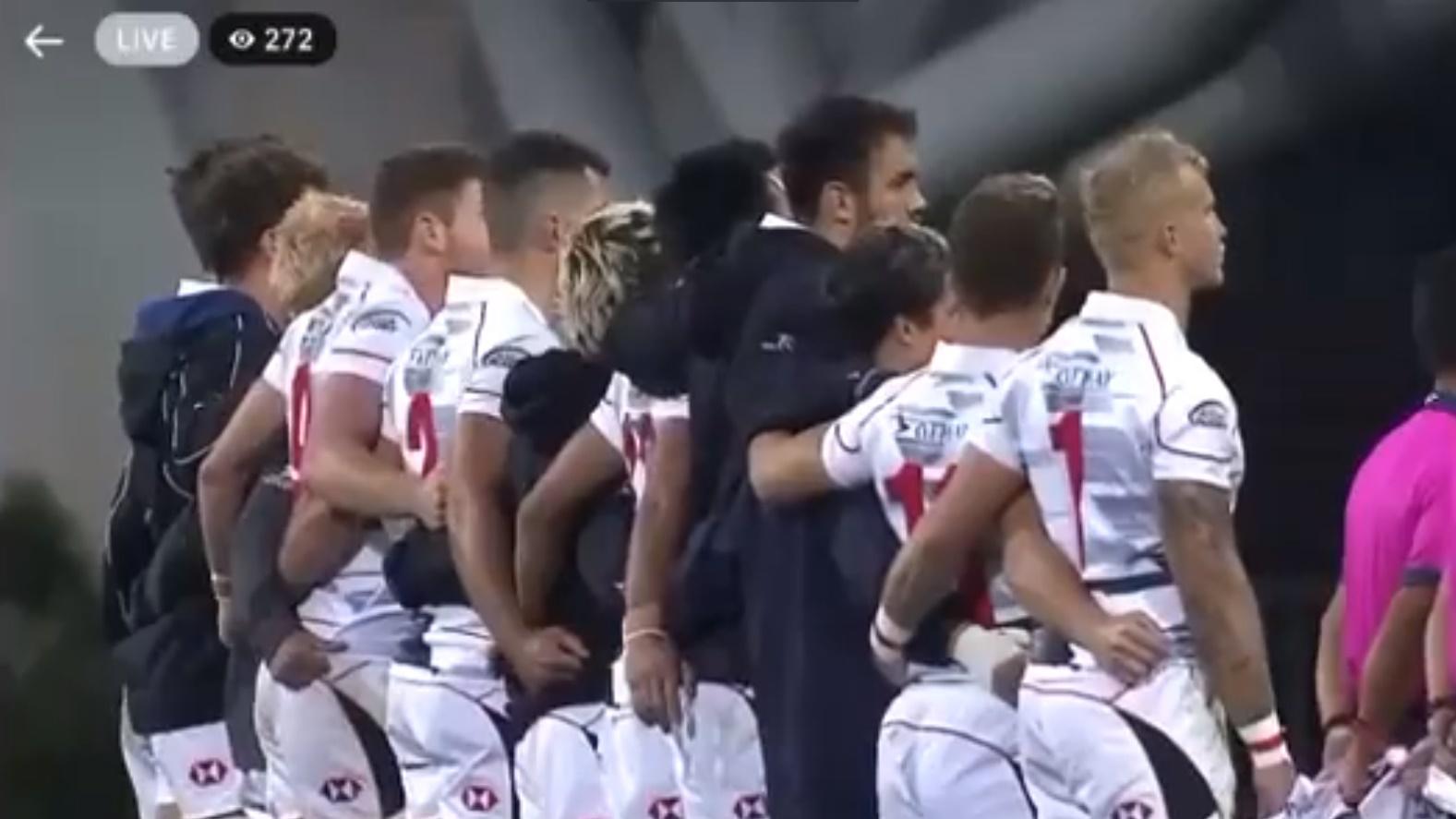 港府對仁川亞洲七人欖球賽播錯國歌表示強烈不滿。(Twitter)