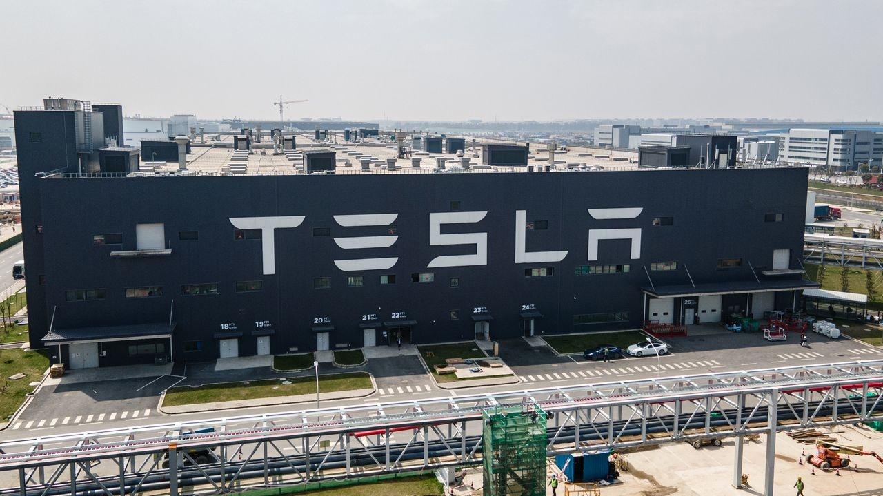 Tesla上海超級工廠。(資料圖片)