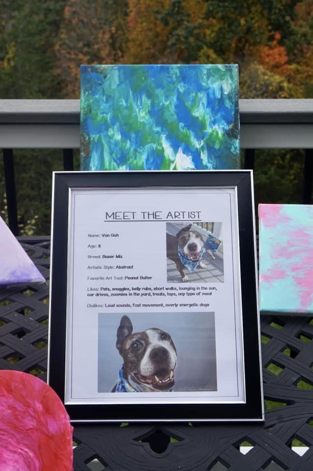 梵高的畫展。(FB)