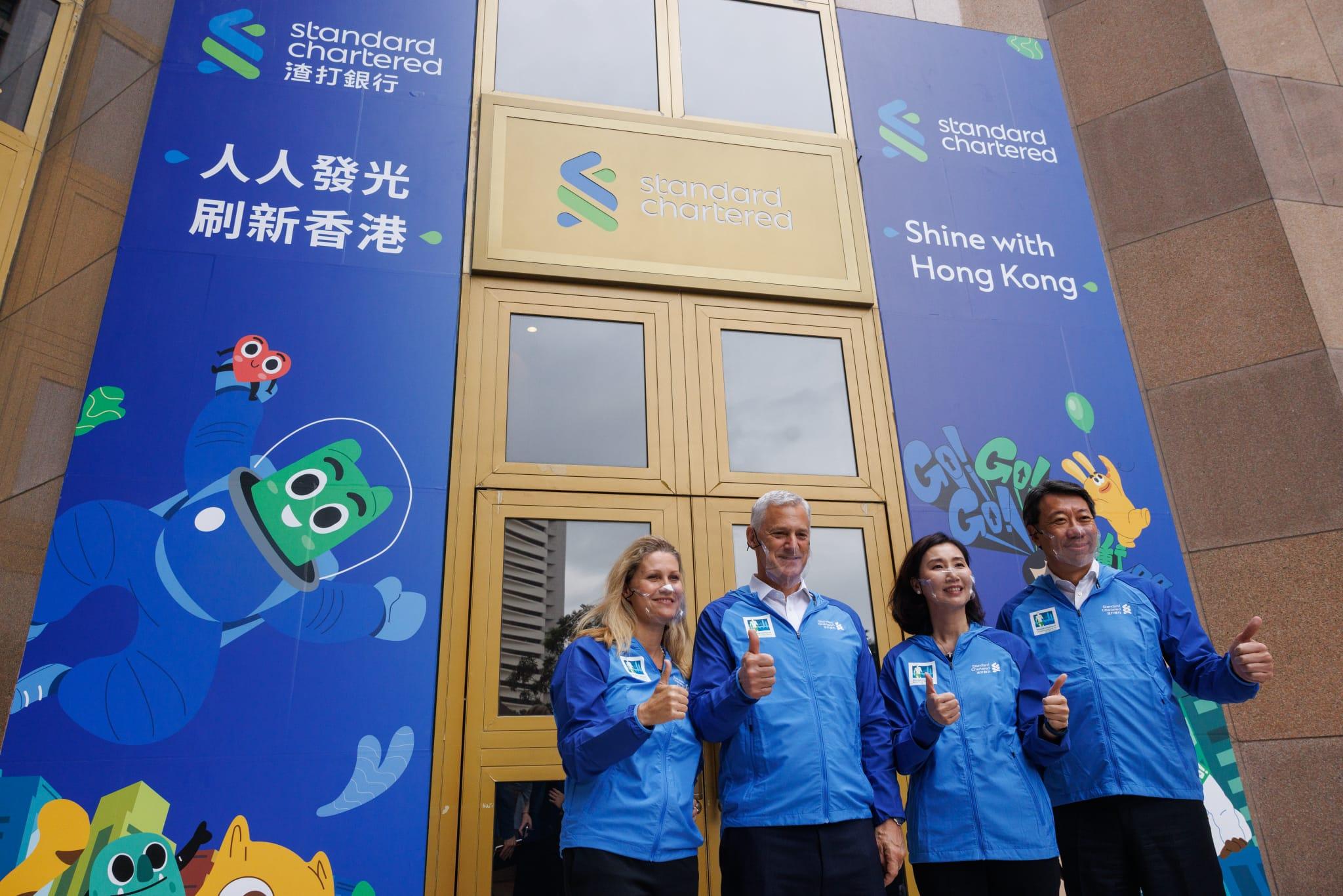 明年2月舉行的渣打馬拉松,名額暫決定在2.5萬個,周五起接受報名。(蘇文傑攝)