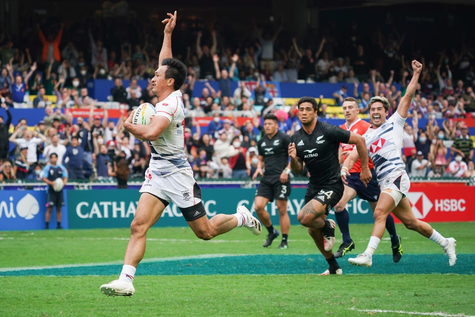 港隊今屆成功開齋,但仍不敵新西蘭。(李睿哲攝)