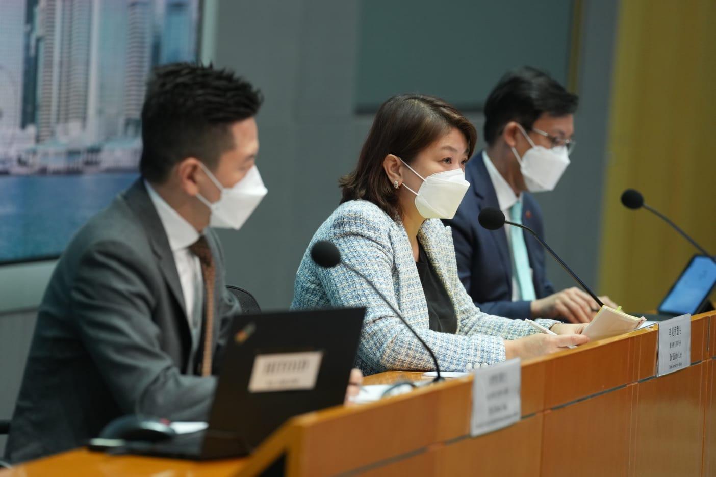 李夏茵指,希望市民對政府防疫政策有更全面、更深、更客觀的理解。(陳奕釗攝)