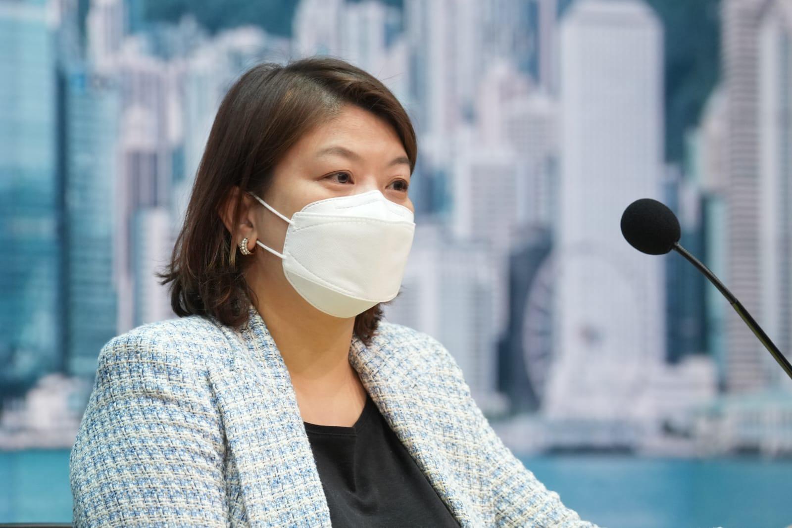 李夏茵指,希望市民對政府防疫政策有更全面、更深、更客觀的理解。(陳奕釗攝)