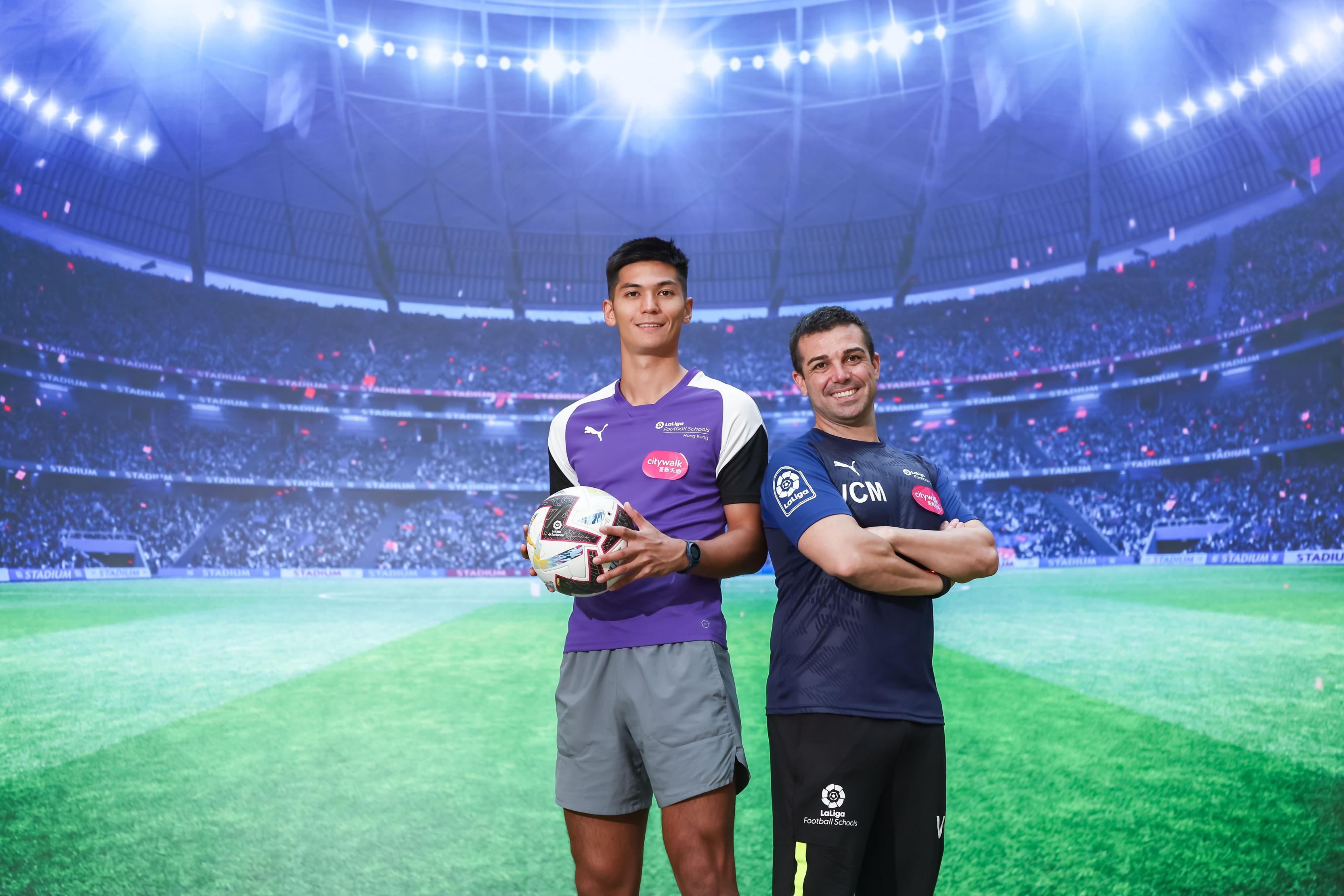 荃新天地與香港西甲足球學校合作,培訓足球新星。