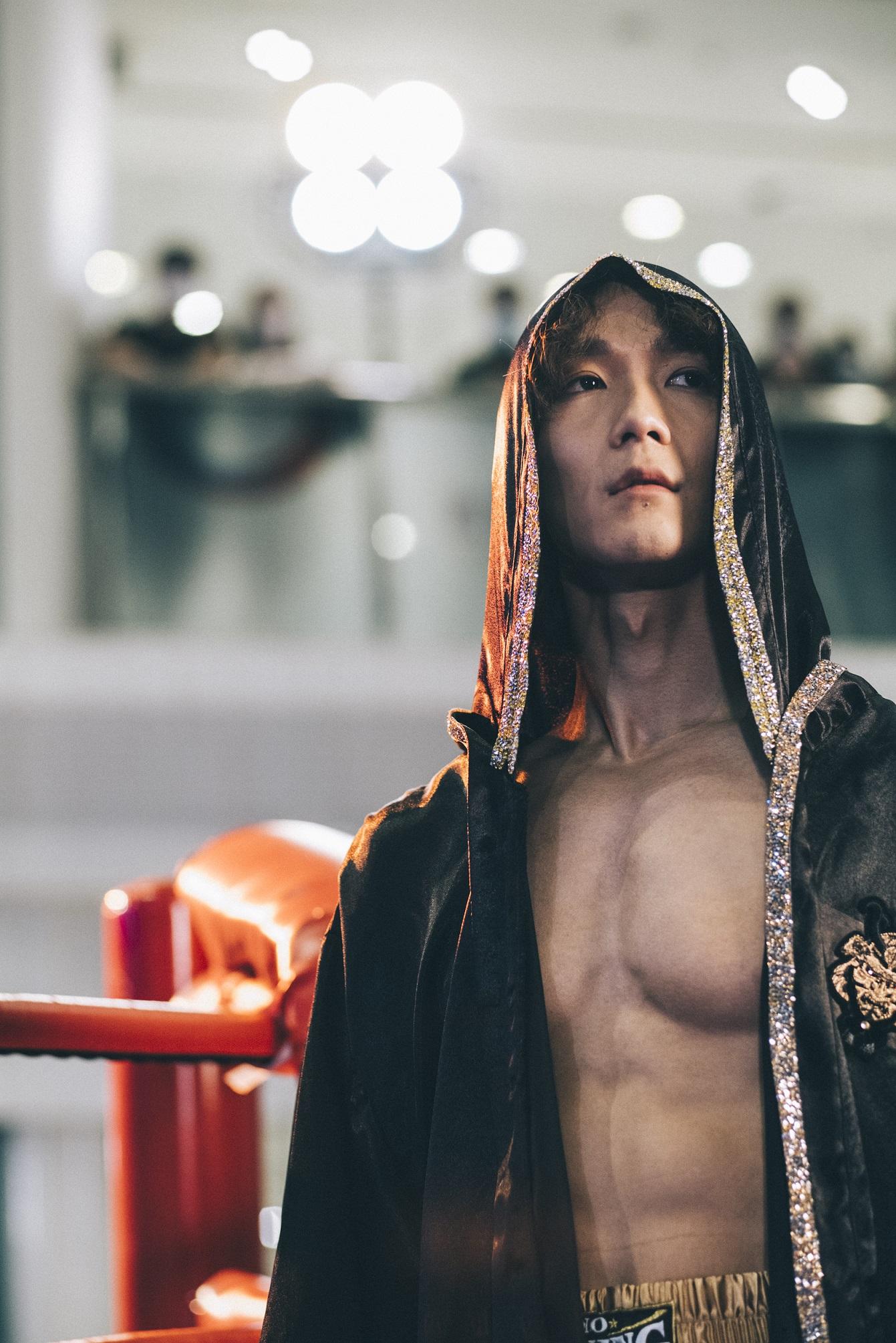 王智德(Alton)演的亞洲拳王井澤魂,霸氣十足。