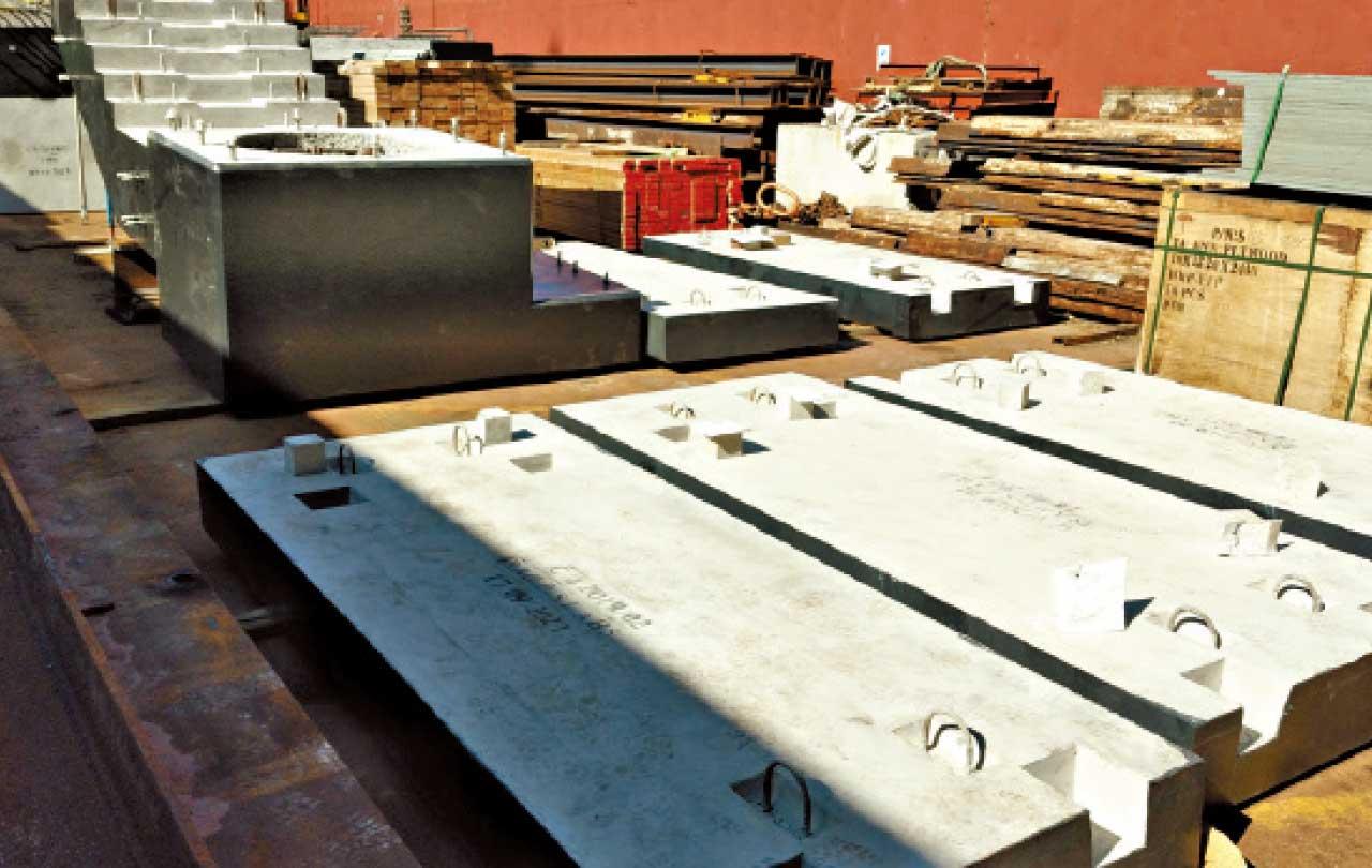 減潮汐影響工人安全施工時間 新南丫島北角碼頭採用預製件設計