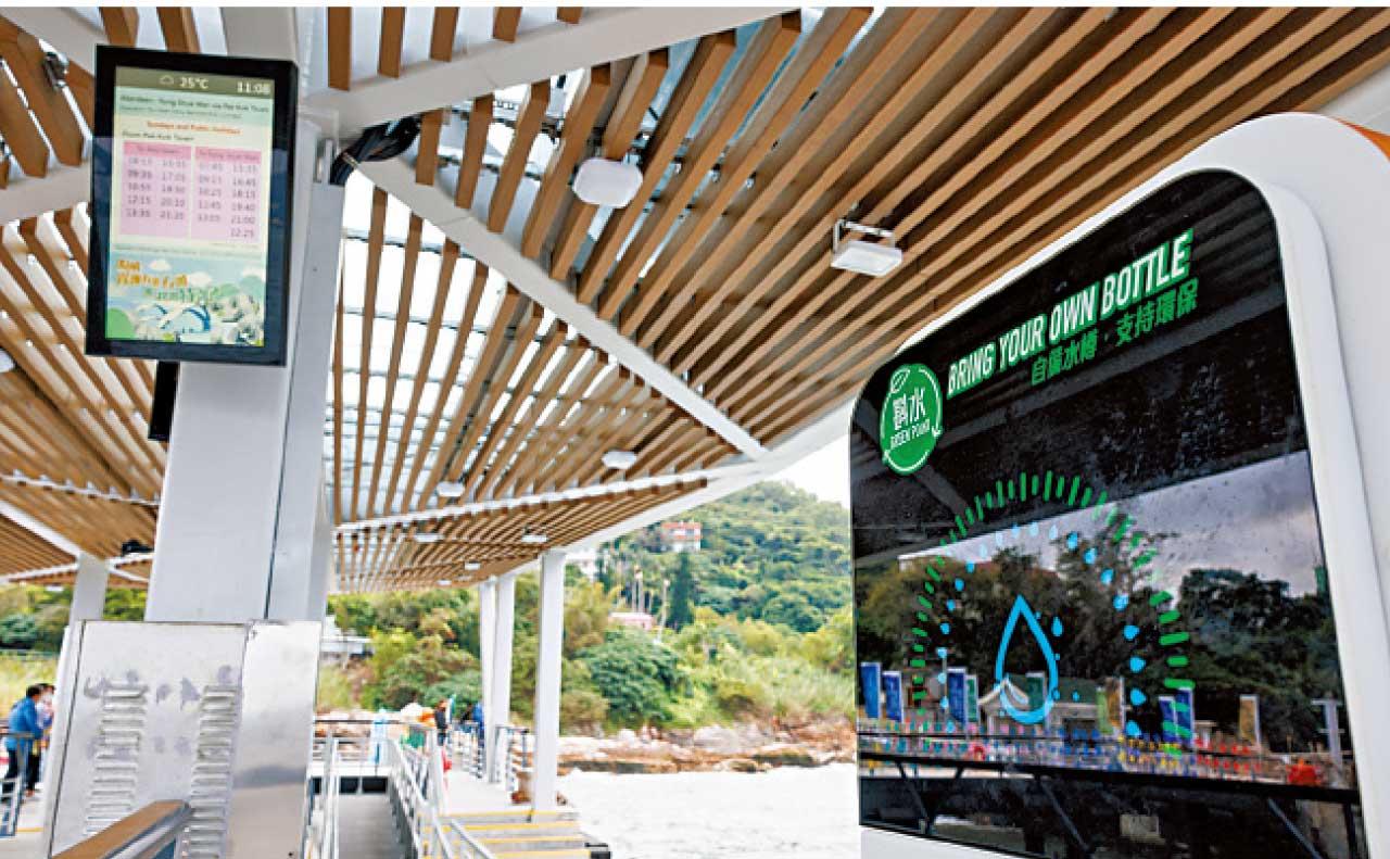 減潮汐影響工人安全施工時間 新南丫島北角碼頭採用預製件設計