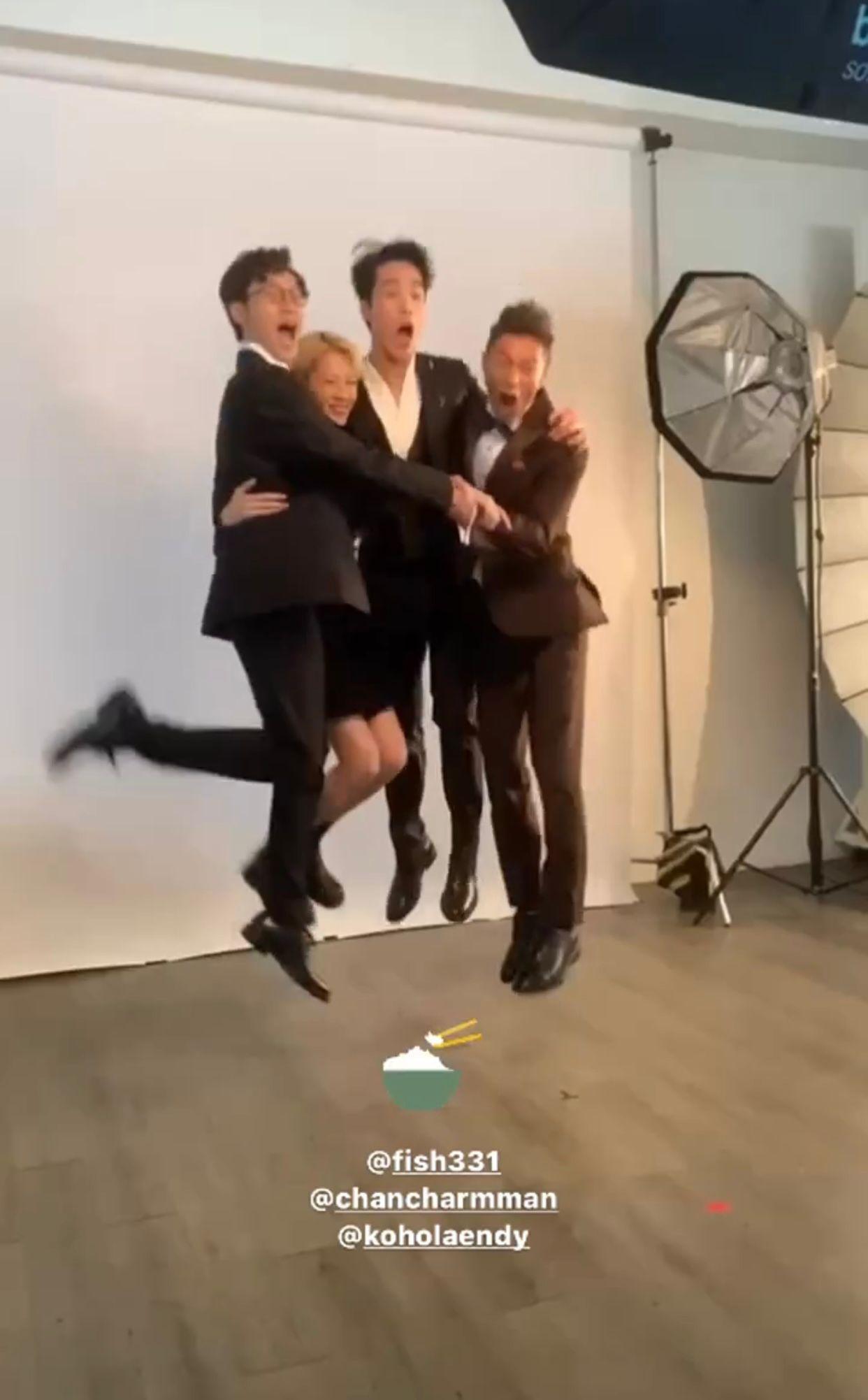 《飯戲攻心》踏台版由周國賢、梁仲恆、陳湛文及廖子妤擔任主角。