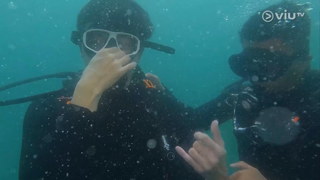 193喜歡潛水,在水底感覺遠離世事,他自言有點人群恐懼症。