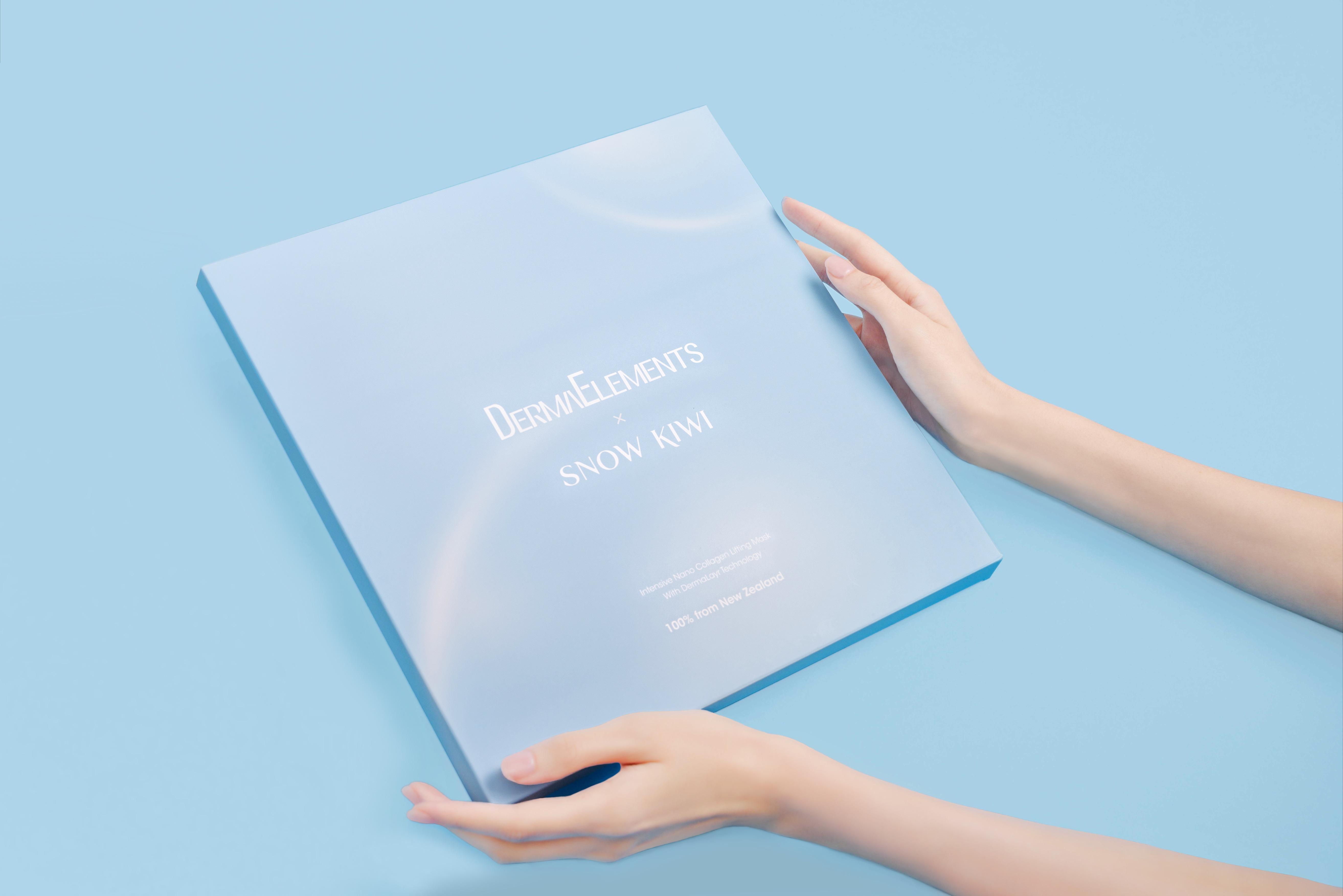 DermaElements X SNOW KIWI 秒速無針拉提面膜 $1,225/7片