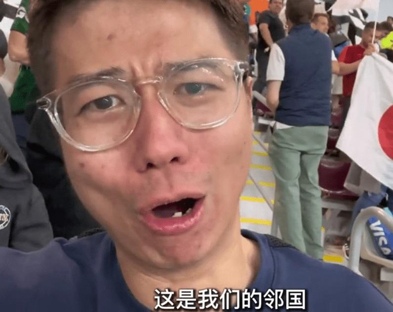 內地網紅目睹日本反勝的發言。(影片截圖)