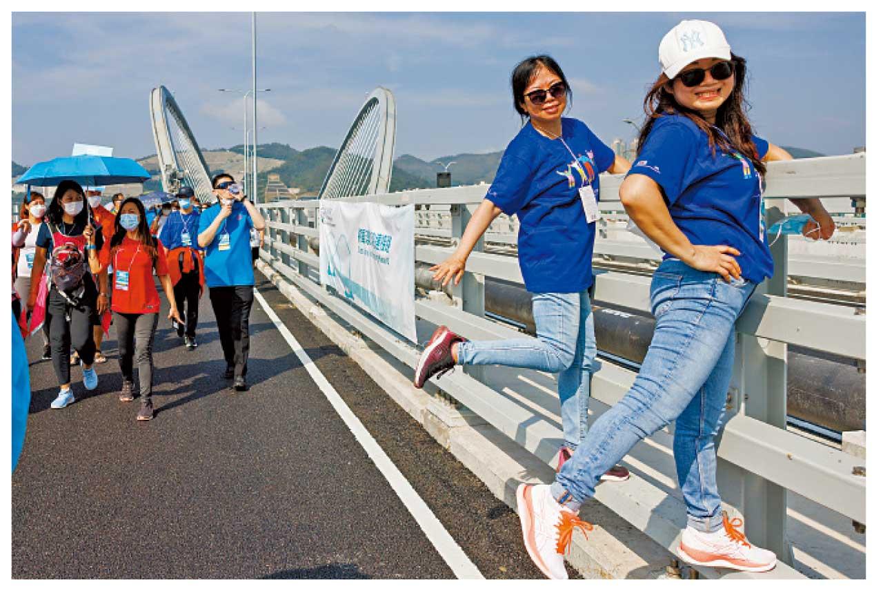 疫情後首復辦實體百萬行 1.5萬人率先行將軍澳跨灣大橋