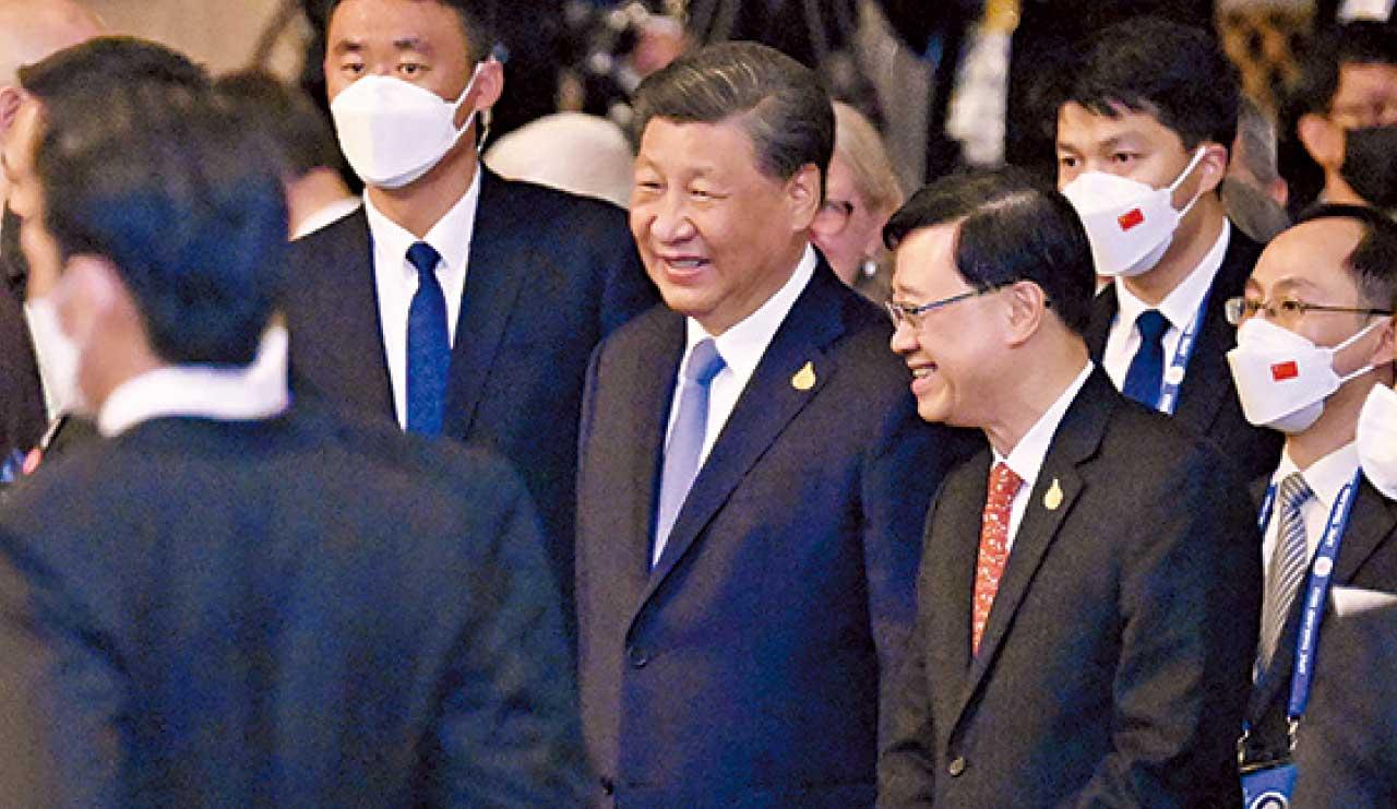 李家超泰國返港後確診 昨現病徵 今停行會 APEC曾與習近平接觸