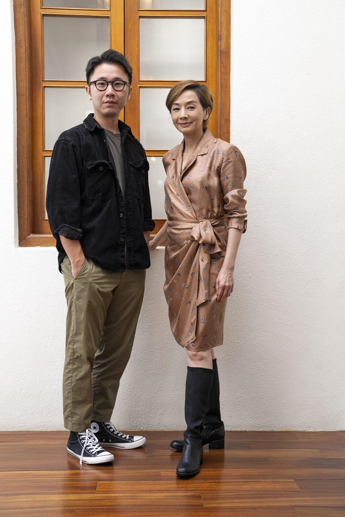 毛舜筠和曾慶宏希望《過時‧過節》能啟發觀眾有所反思。(陳奕釗攝)