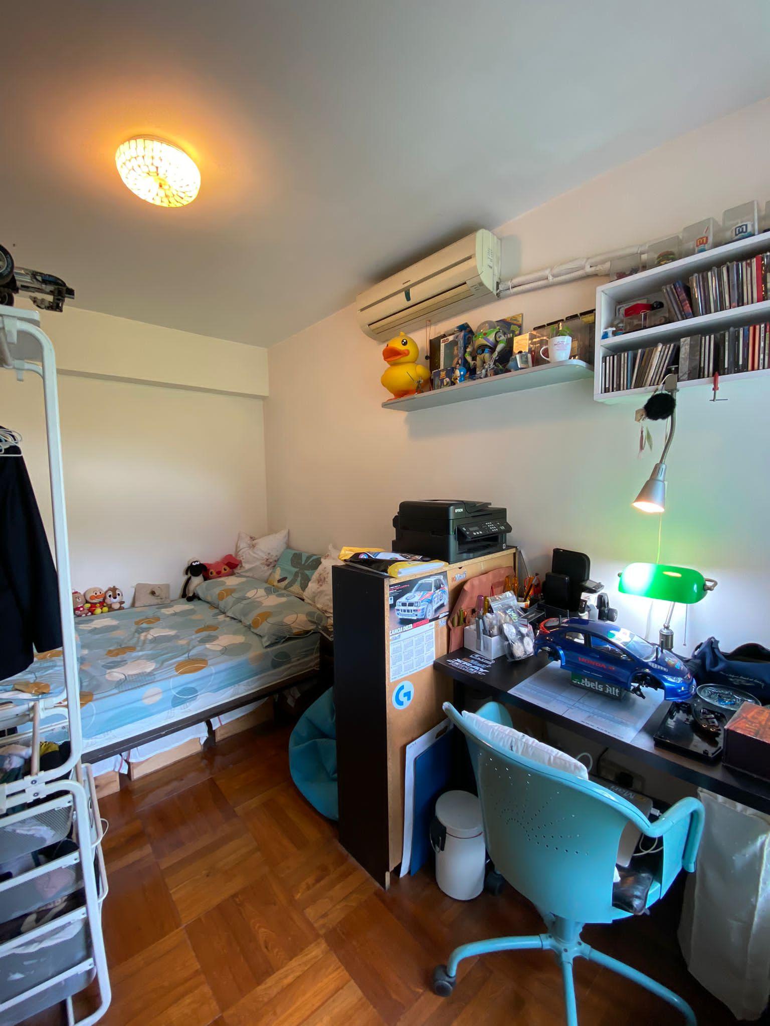 單位為一房間隔,房間正寬敞。