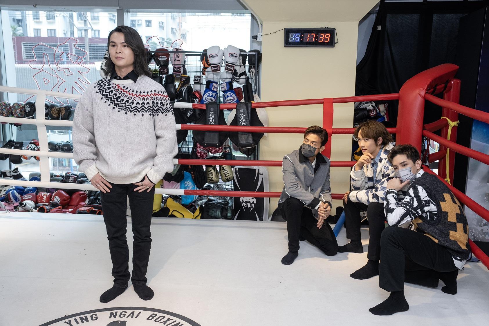 四子之中,唯獨Tiger毋須操練拳擊,。(陳奕釗攝)