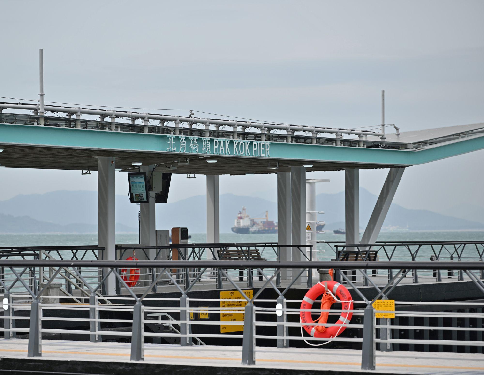 南丫島北角碼頭明啟用 增Wi-Fi 飲水機 充電設施