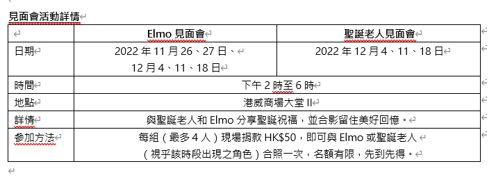 見面會活動詳情